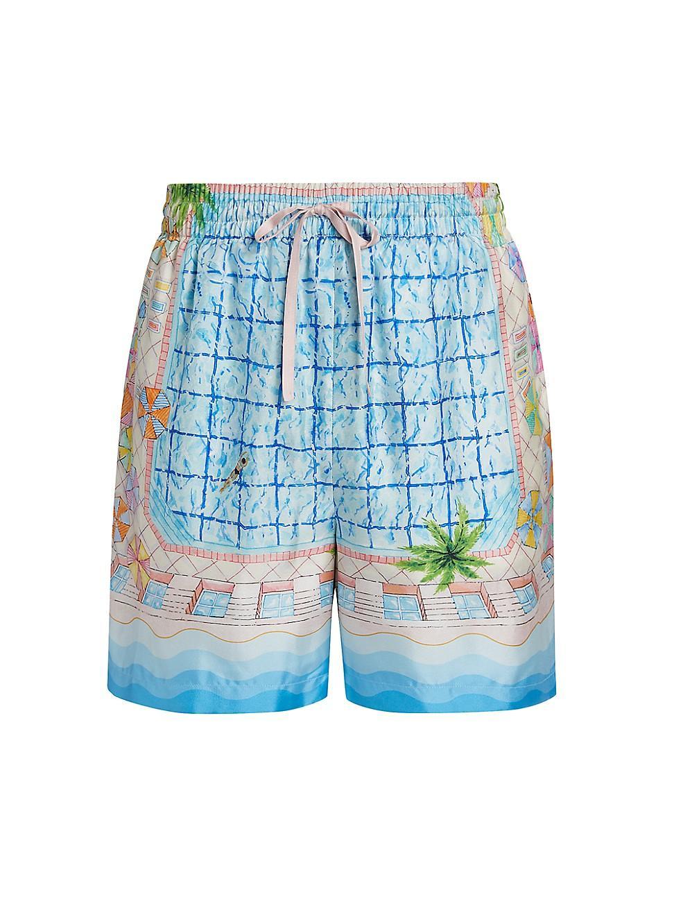 Mens The Dive Graphic Silk Shorts Product Image