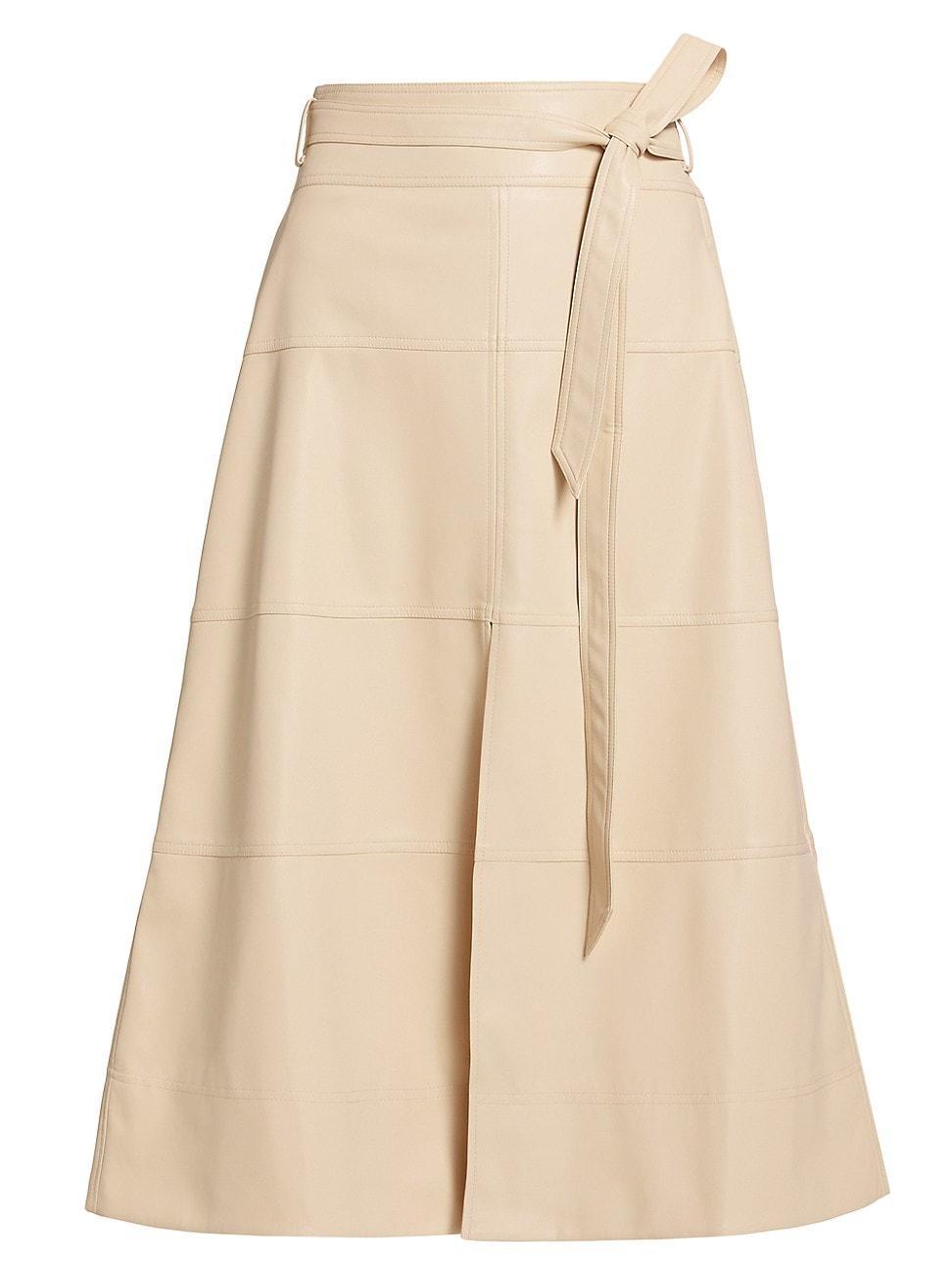 Womens Hudson Tie-Waist Midi-Skirt Product Image