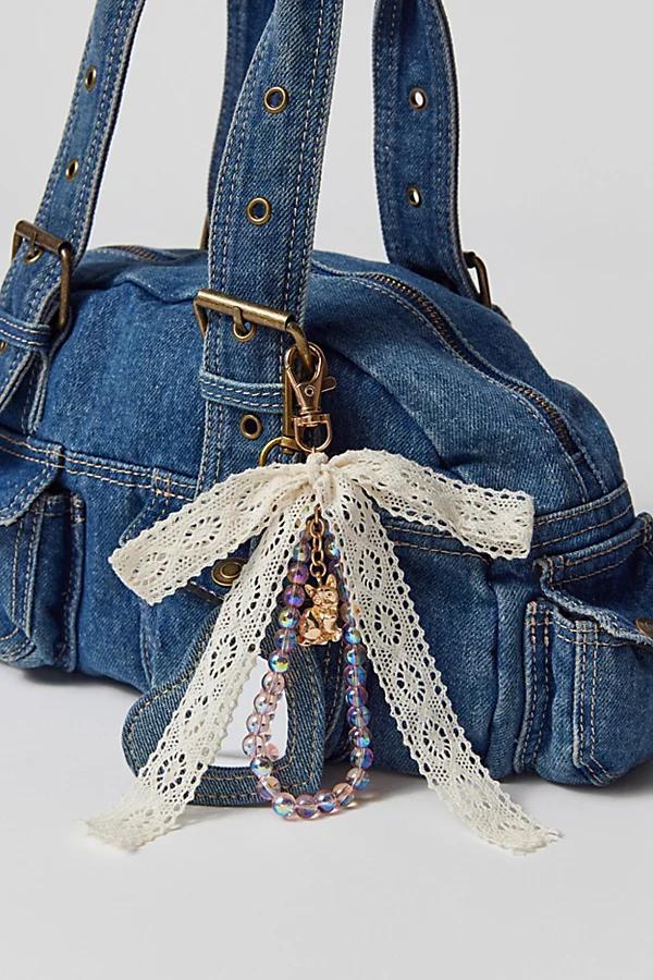 Kimchi Blue Lace Bag Charm Keychain Womens at Urban Outfitters Product Image