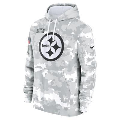 Pittsburgh Steelers Salute to Service Primary Edge Club Men's Nike NFL Pullover Hoodie Product Image