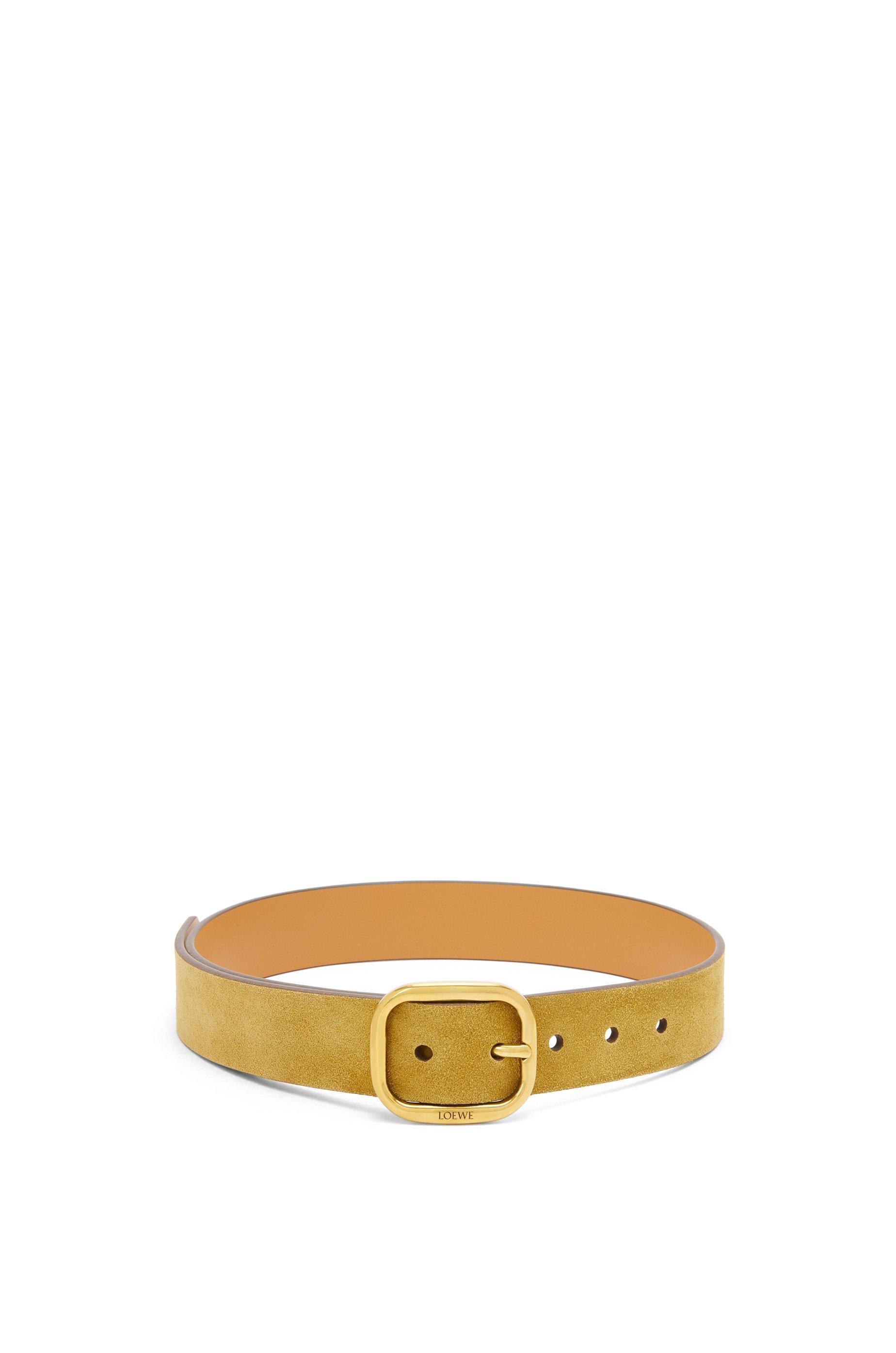 Rounded soft belt in suede Product Image