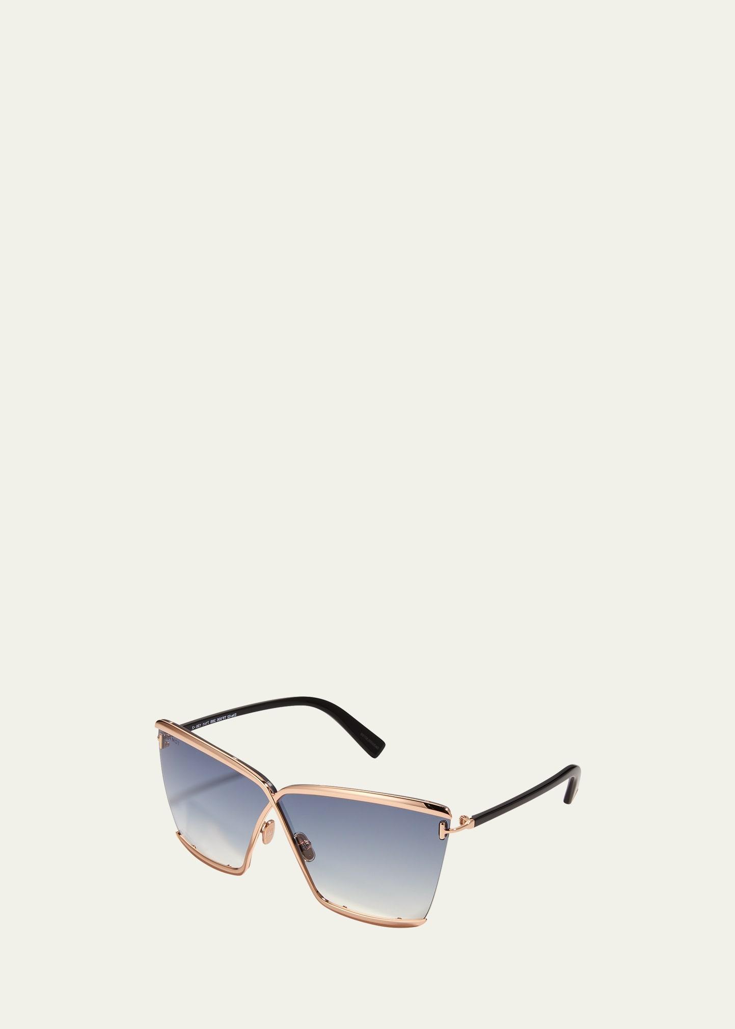 Elle 02 Acetate/Metal Butterfly Sunglasses Product Image