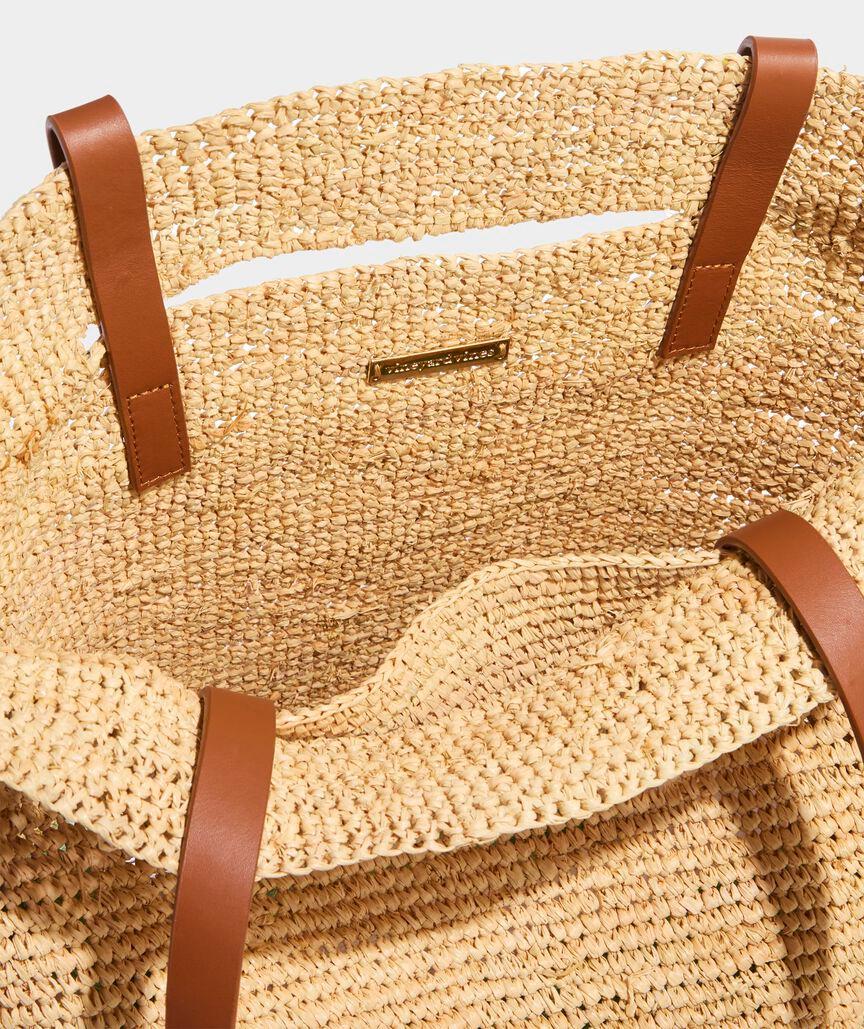 Crochet Raffia Magazine Tote Product Image