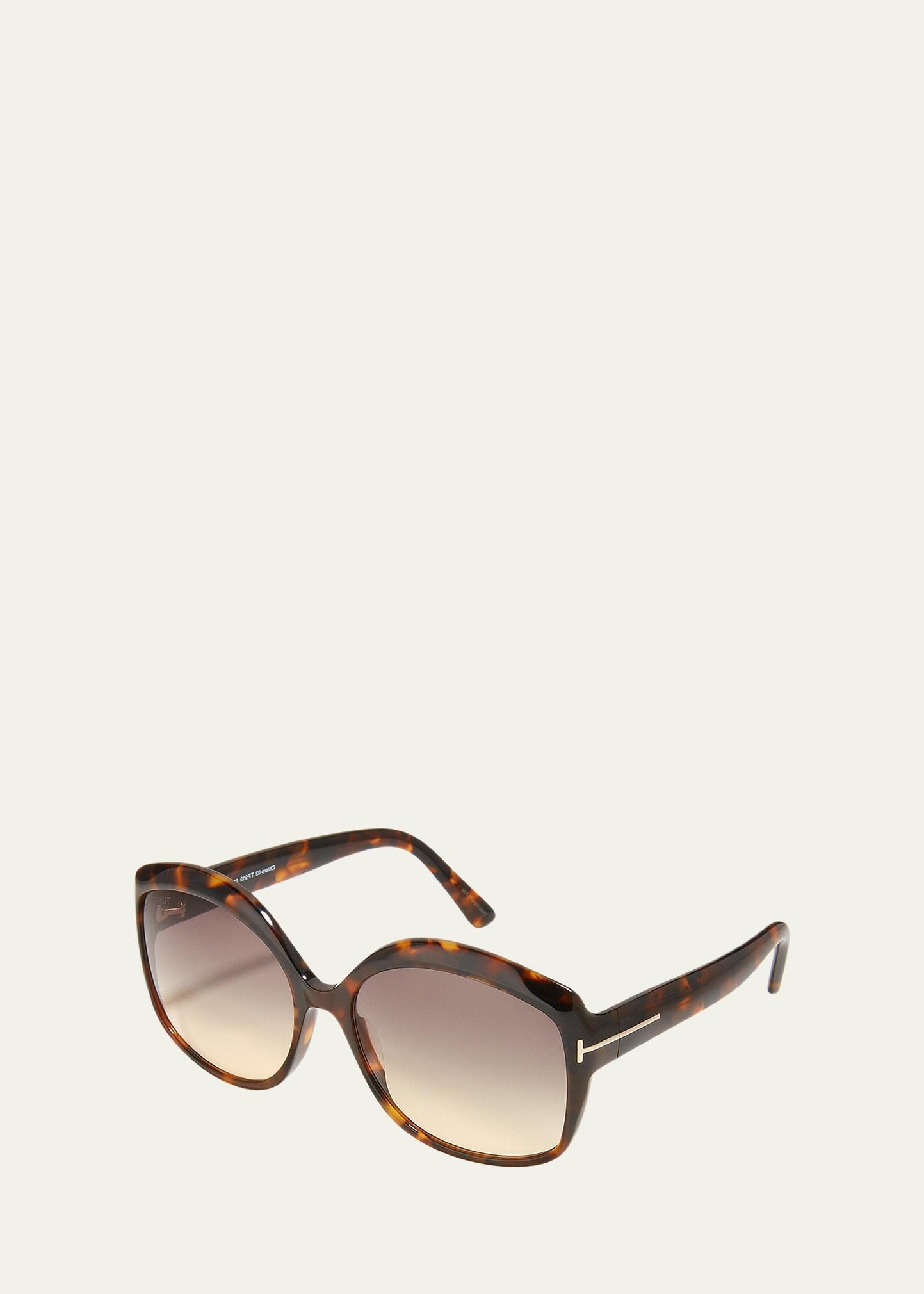 Chiara Round Acetate Sunglasses Product Image