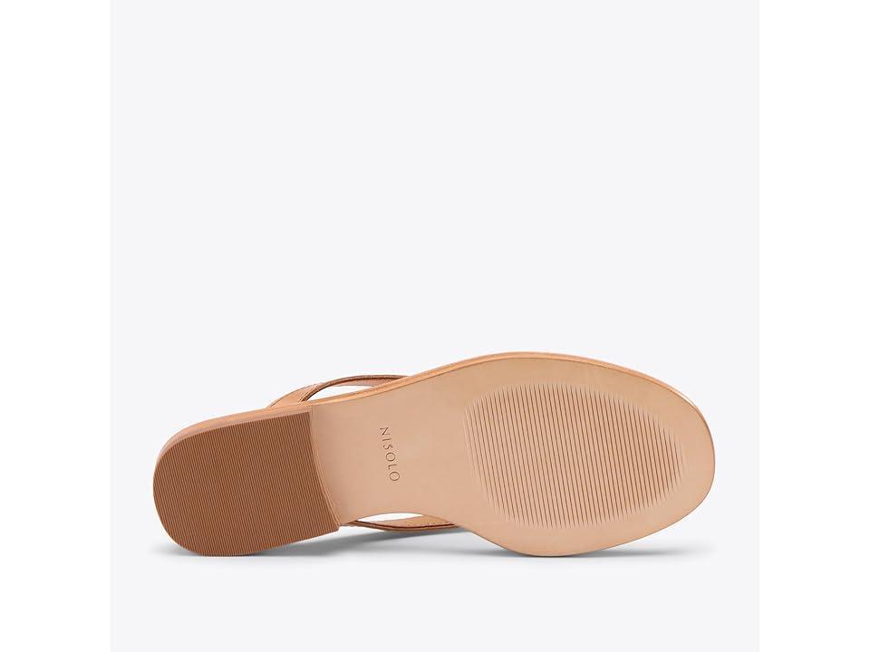 Nisolo Isabel Go-To Flip-Flop (Almond) Women's Shoes Product Image