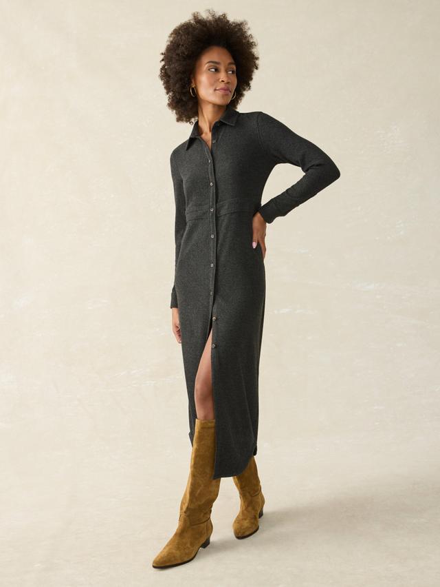 Legend™ Sweater Maxi Dress - Heathered Black Twill Female Product Image