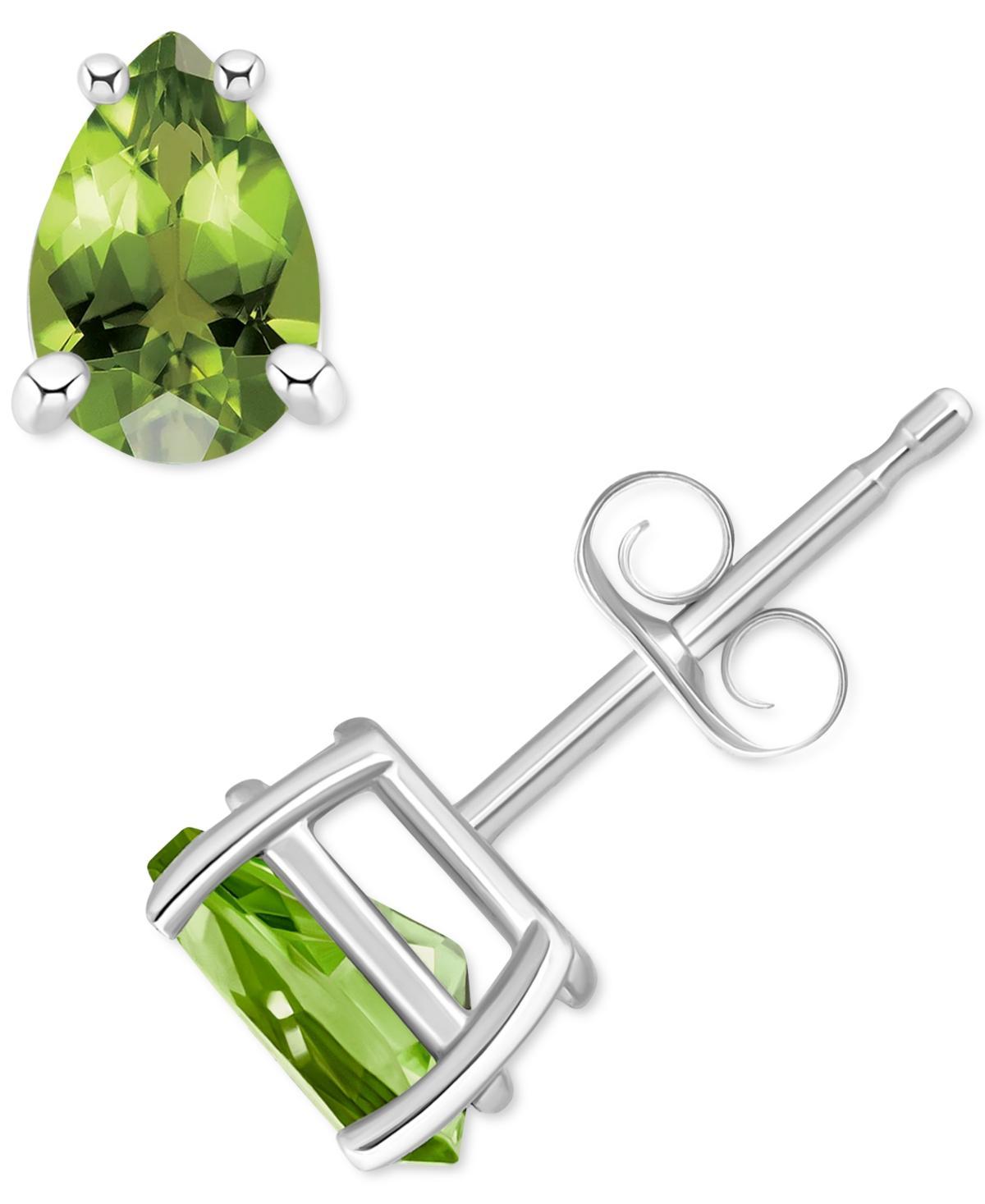 Celebration Gems 14k Gold Gemstone Stud Earrings, Womens, Peridot Product Image