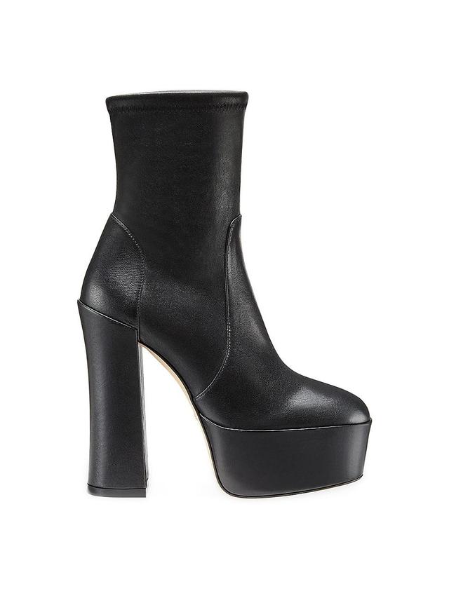 Womens Skyhigh145 Leather Platform Booties Product Image