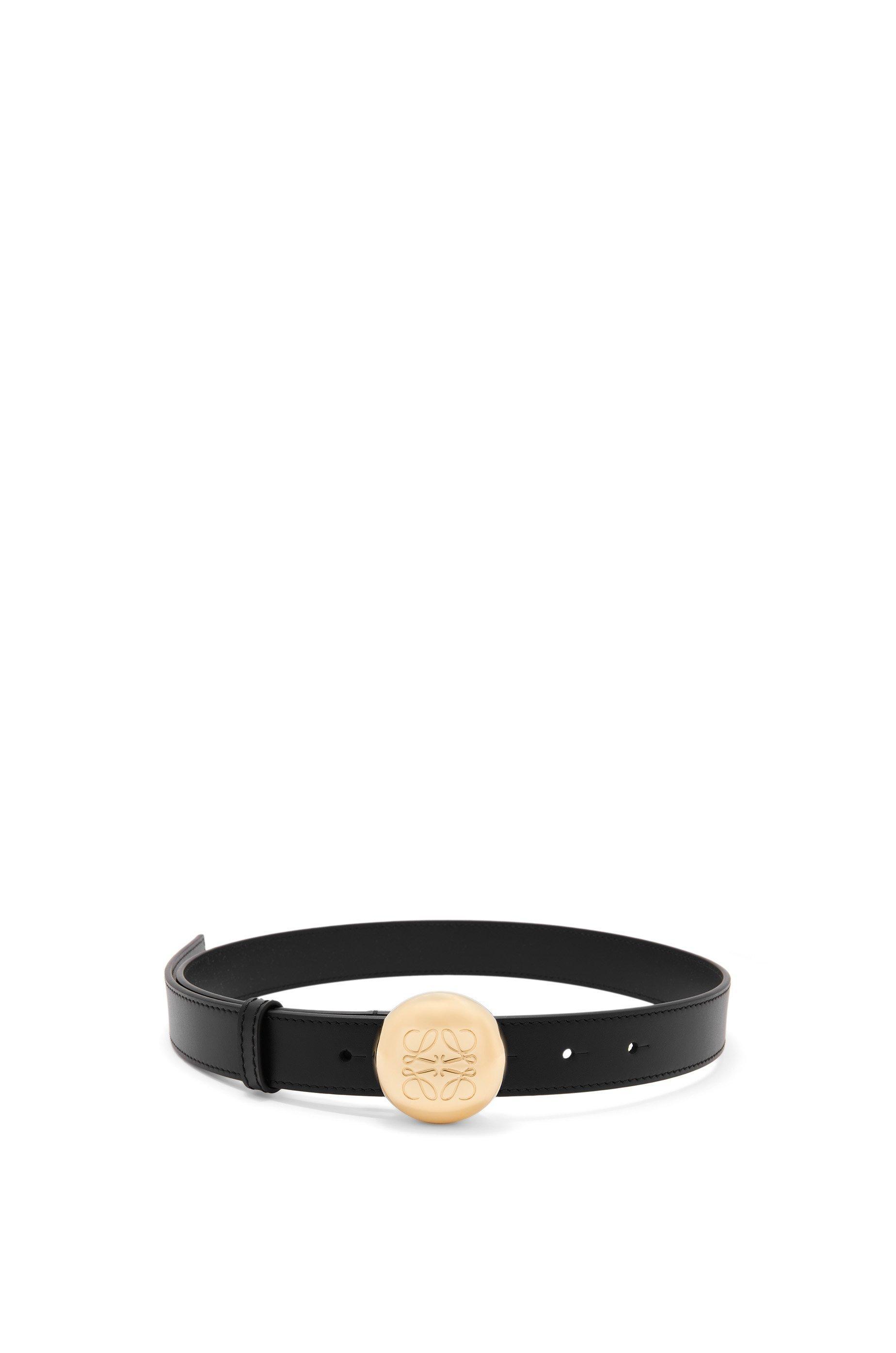 Pebble belt in smooth calfskin Product Image