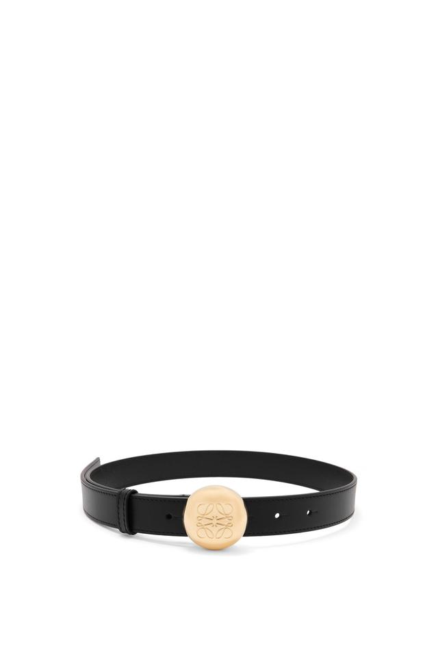 Pebble belt in smooth calfskin Product Image