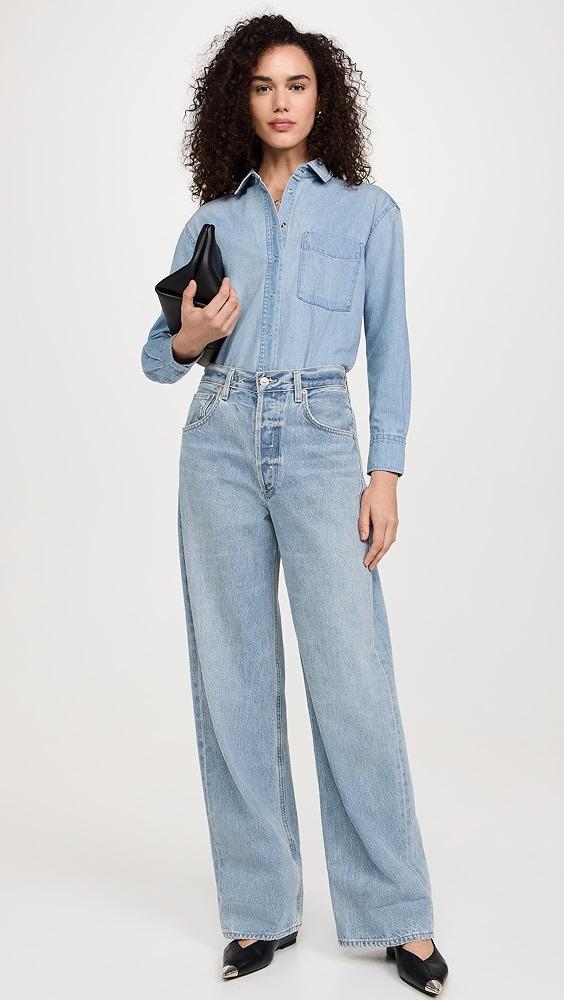 AYR The Denim Deep End Button Down Shirt | Shopbop Product Image