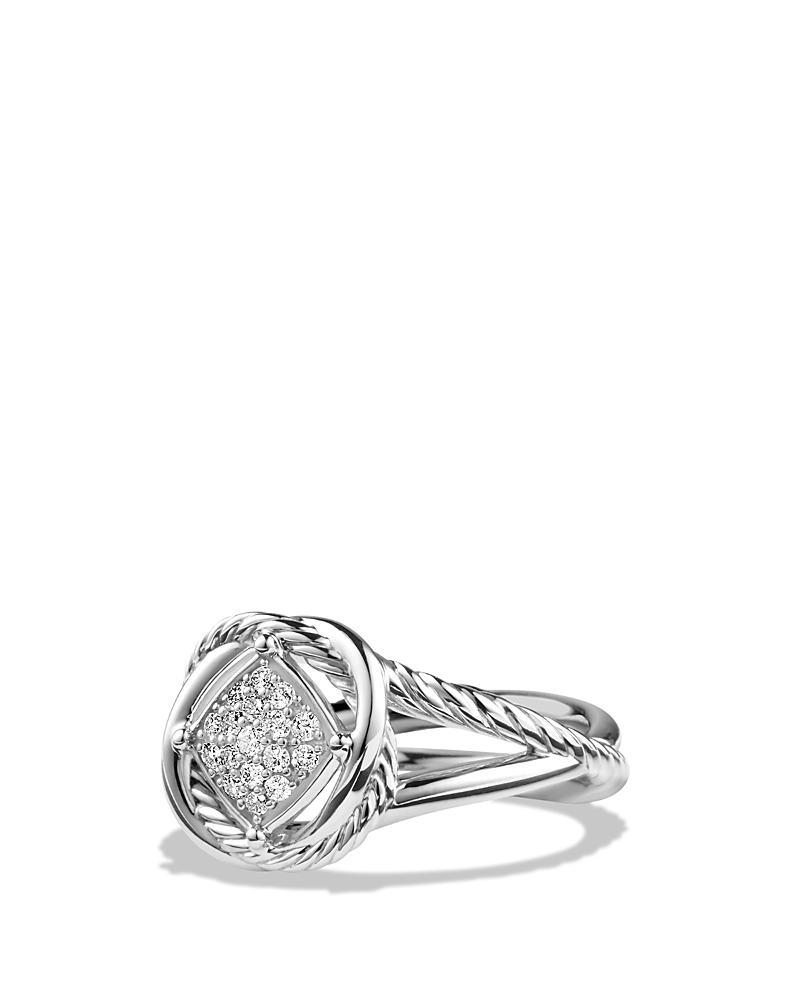 Womens Infinity Ring in Sterling Silver Product Image