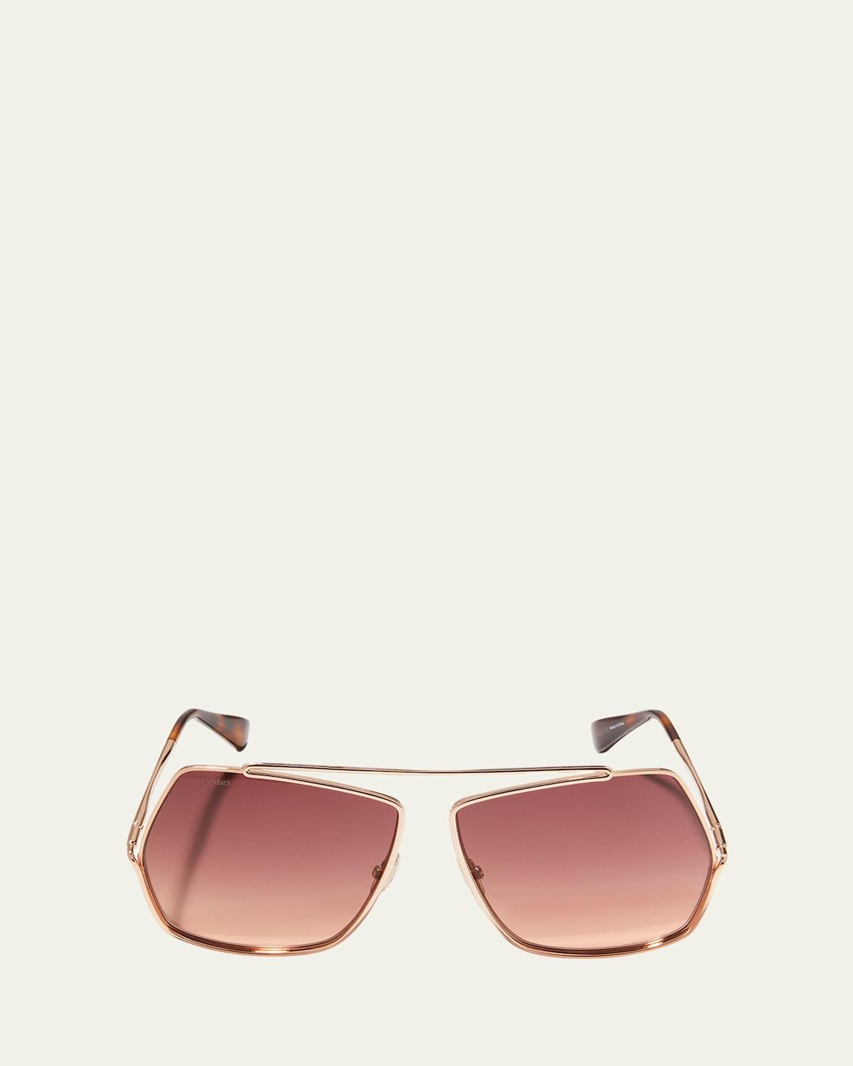 Max Mara 64mm Geometric Sunglasses Product Image