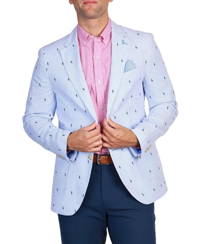 Tailorbyrd Mens Byrds Seersucker Pinstripe Sport Coat Product Image