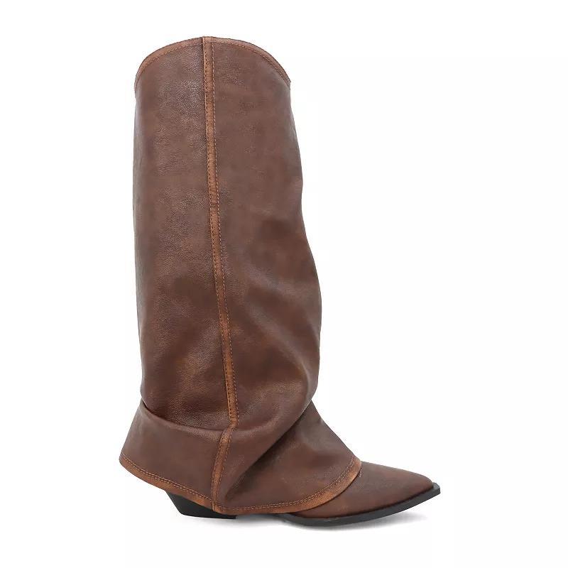 Yoki Kween Tall Scrunched Womens Boots Product Image