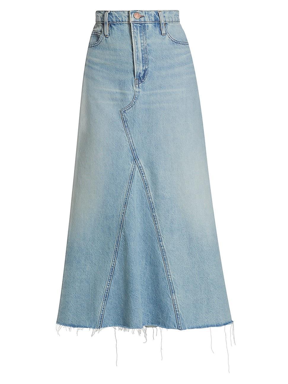 Womens Dorothy Denim Maxi Skirt product image