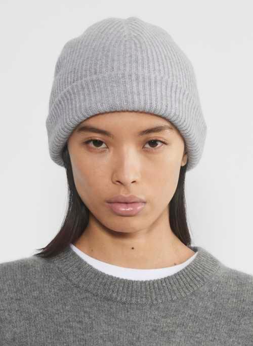 cashmere rib tall beanie Product Image