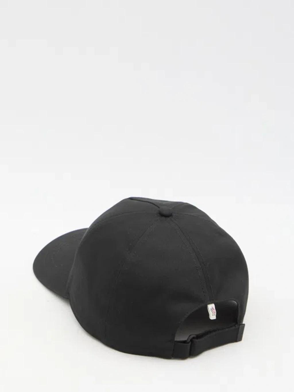 MONCLER Baseball Cap With Logo In Black Product Image