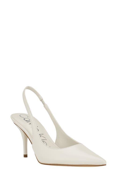 Calvin Klein Cinola Slingback Pointed Toe Pump Product Image