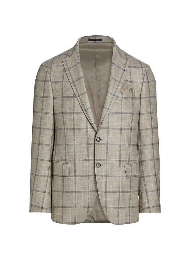 Mens COLLECTION Plaid Wool-Blend Sportcoat Product Image