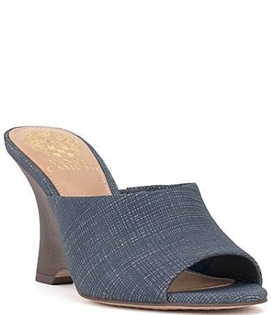 Vince Camuto Womens Vilty Sculpted Slip-On Wedge Sandals Product Image