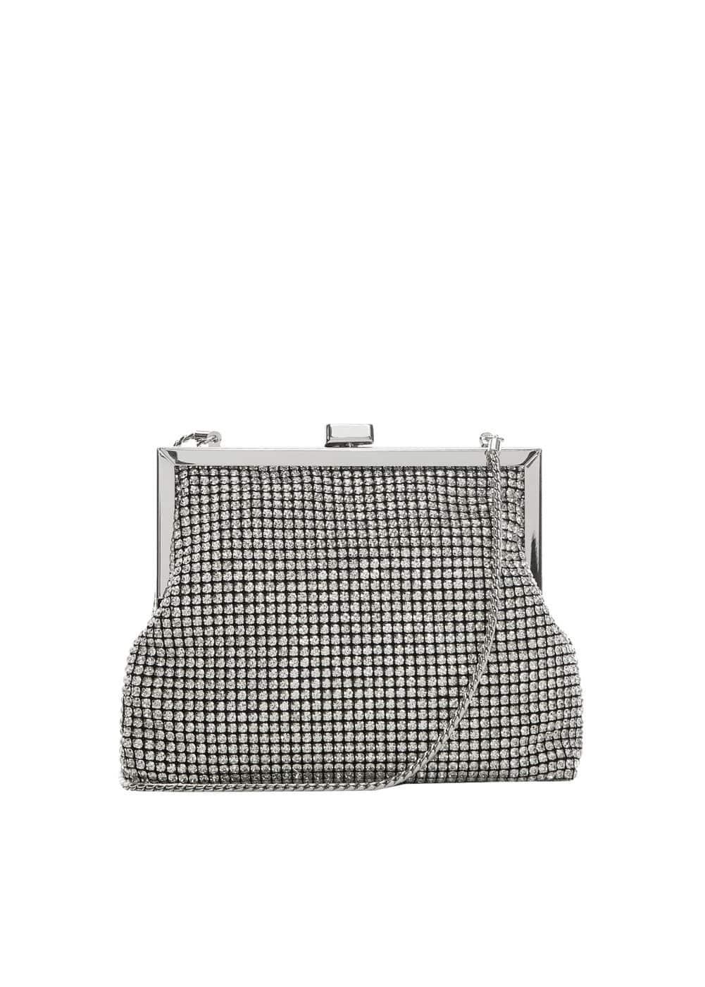 MANGO - Crystal clutch bag - One size - Women Product Image