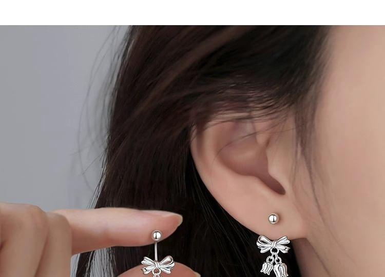 Bow Alloy Ear Jacket Product Image