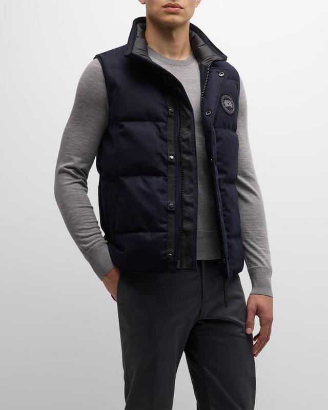 Canada Goose Garson Recycled Wool Blend Down Vest Product Image