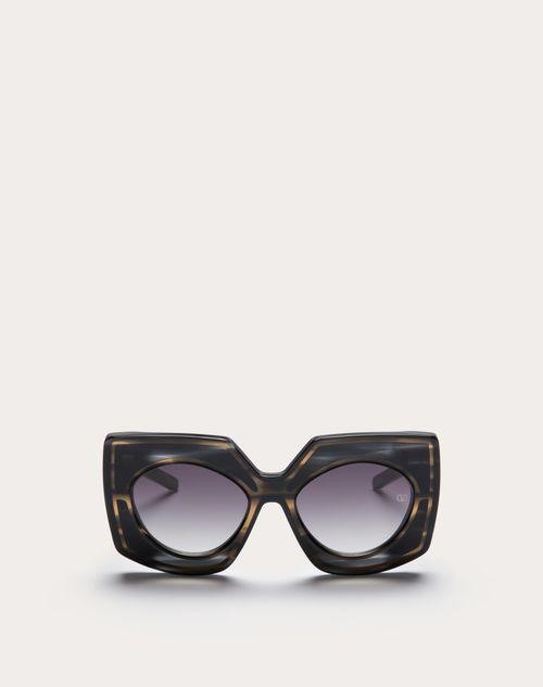 V - SOUL OVERSIZED SQUARED BUTTERFLY ACETATE FRAME Product Image