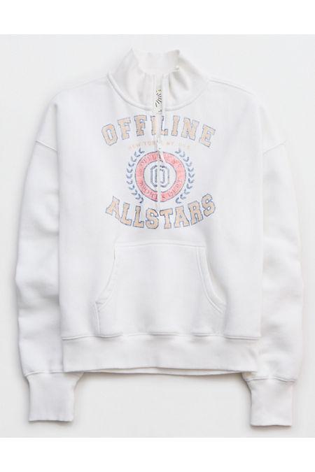 OFFLINE By Aerie Cloud Fleece Quarter Zip Sweatshirt Women's Product Image