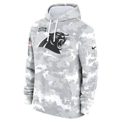 Carolina Panthers Salute to Service Primary Edge Club Men's Nike NFL Pullover Hoodie Product Image