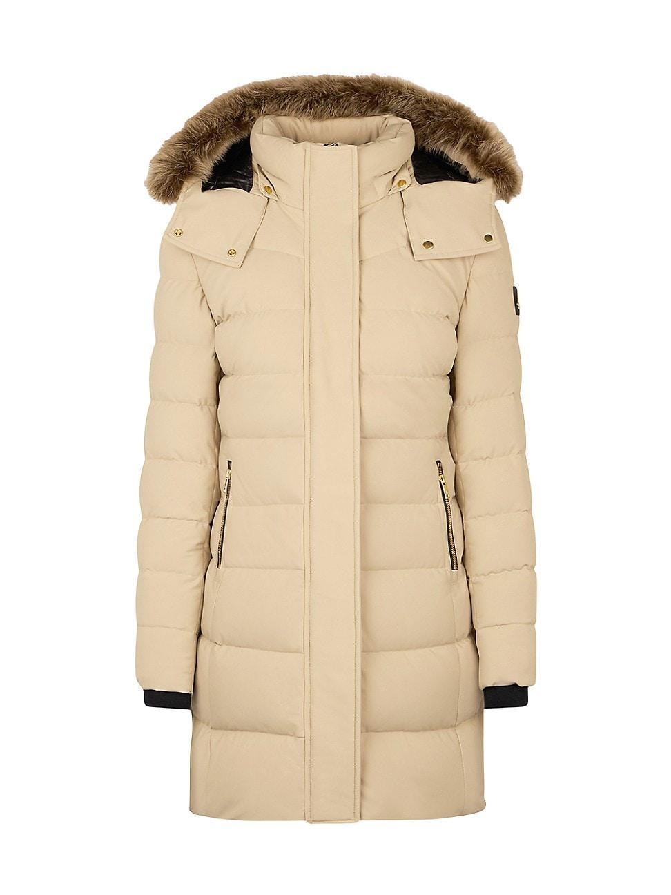 Womens Watershed 3 Parka Shearling Gold Product Image