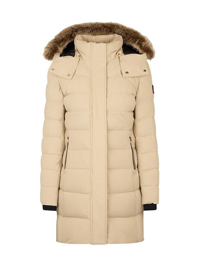 Womens Watershed 3 Parka Shearling Gold Product Image