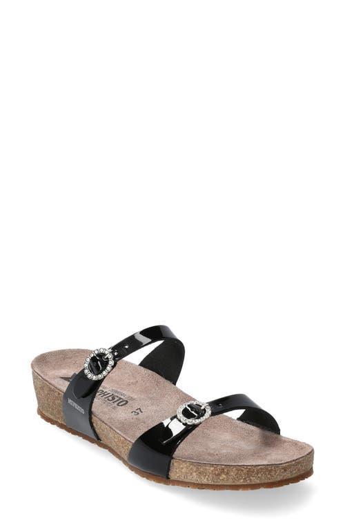 Mephisto Idelya Crystal Buckle Slide Sandal Product Image