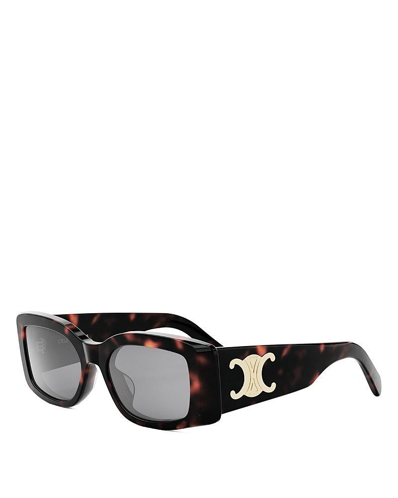 CELINE Triomphe 53mm Rectangular Sunglasses Product Image