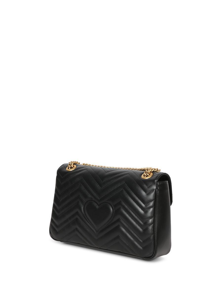 'gg Marmont' Mini Shoulder Bag In Black   Product Image