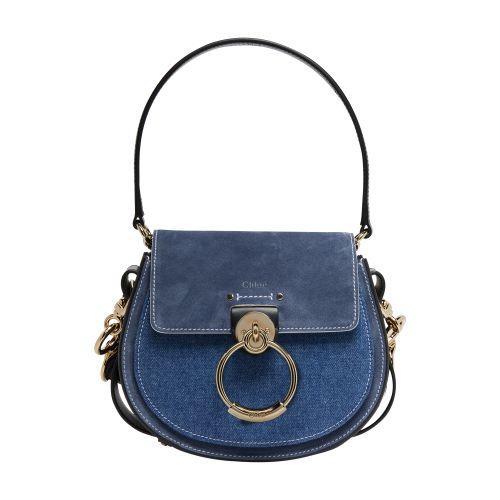 Tess Shoulder Bag In Denim Product Image