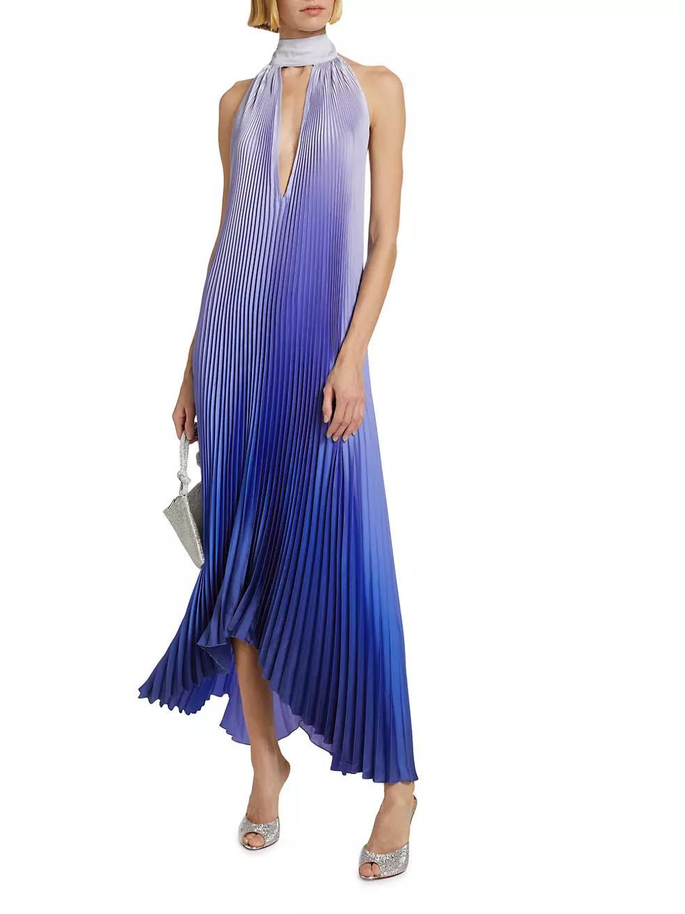 Les Éléments Opera Pleated Asymmetric Gown Product Image