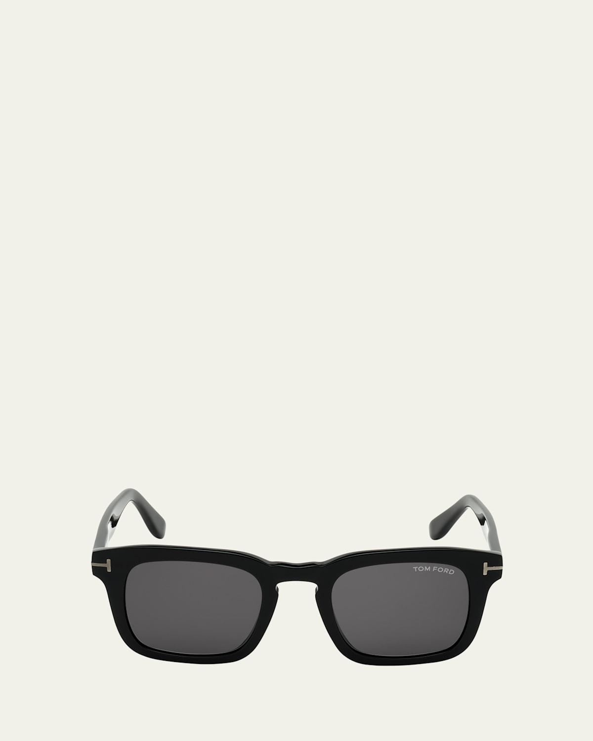 Mens Dax Square Solid Acetate Sunglasses Product Image