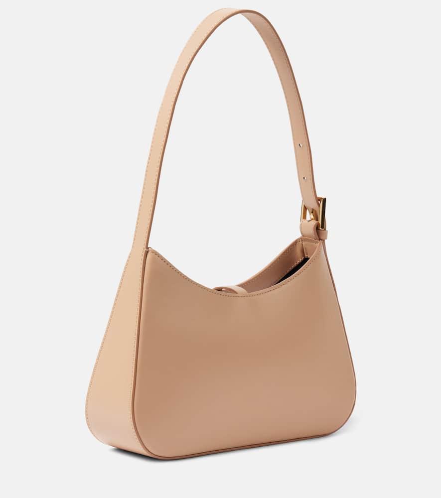 Tokyo Leather Shoulder Bag In Beige Product Image