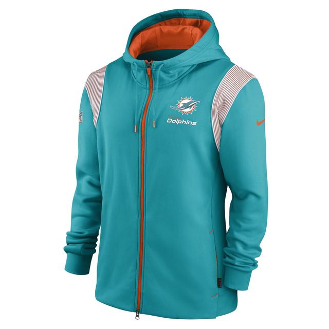 Mens Nike Therma Lockup (NFL Miami Dolphins) Full-Zip Hoodie Product Image