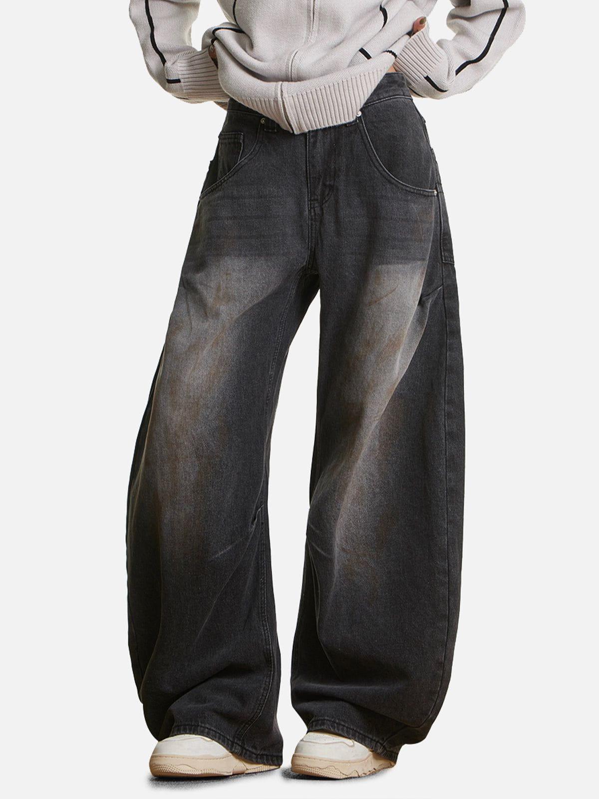 Aelfric Eden Wrinkle Loose Barrel Jeans Product Image