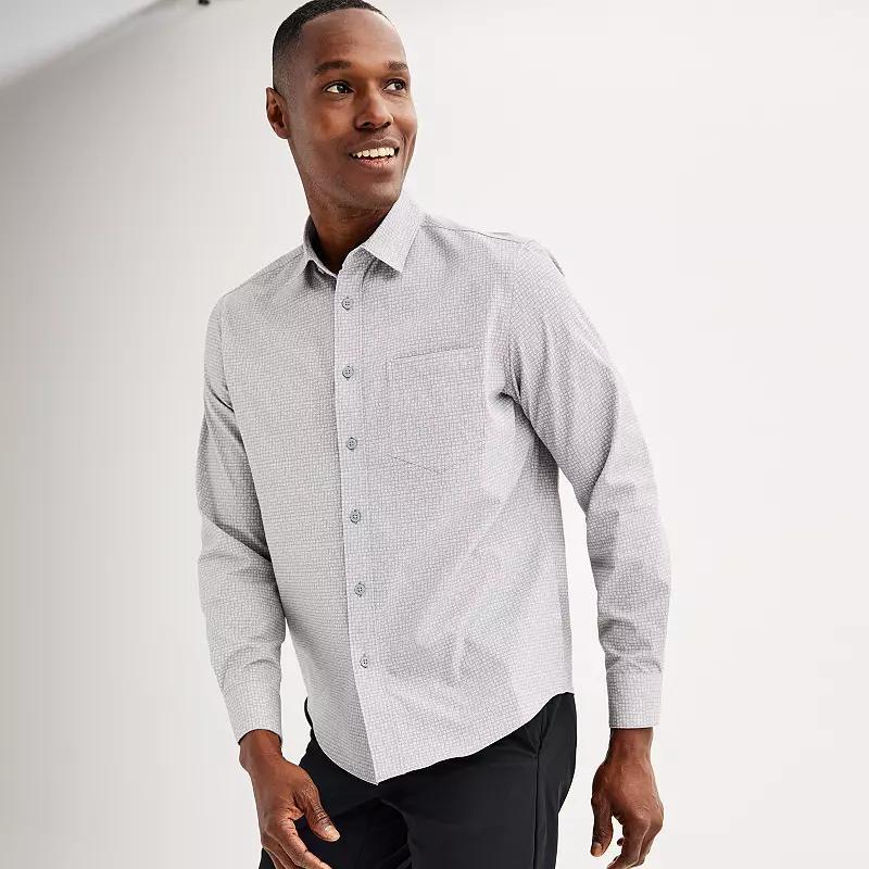 Mens FLX Performance Untucked-Fit Button Down Shirt Product Image