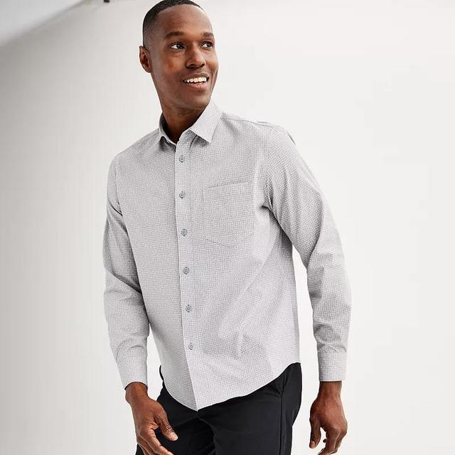 Mens FLX Performance Untucked-Fit Long Sleeve Button Down Shirt Product Image