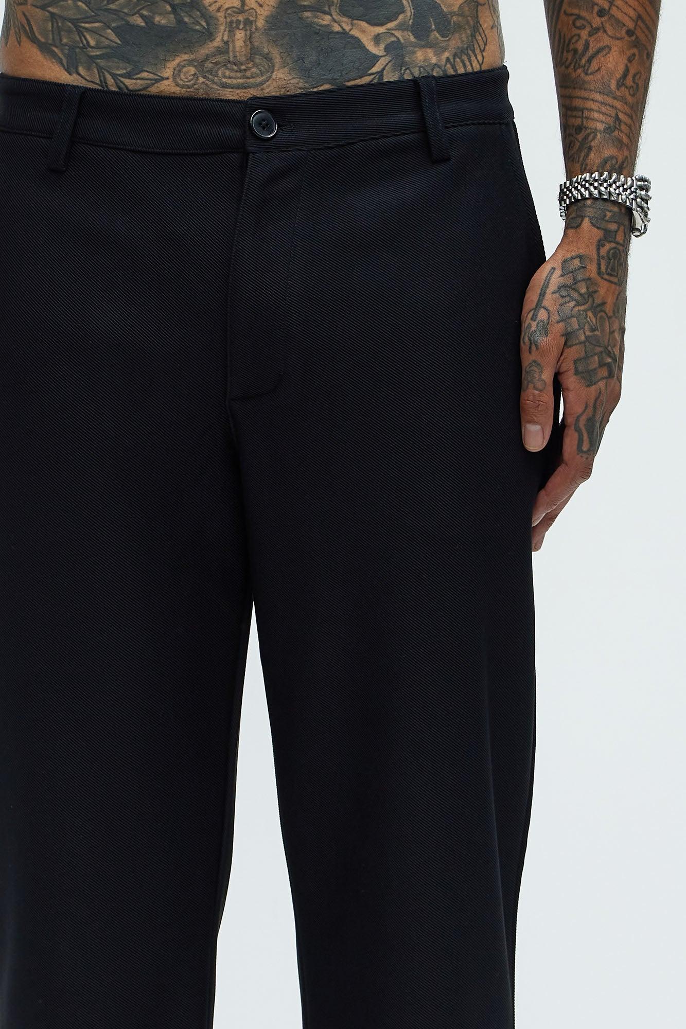 Turner Straight Trousers - Black Product Image