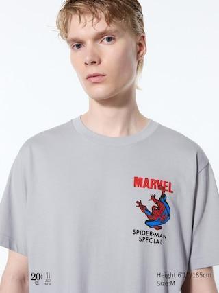 Magic For All Forever Ut (Short-Sleeve Graphic T-Shirt) (Spider-Man) Gray Small UNIQLO US Product Image