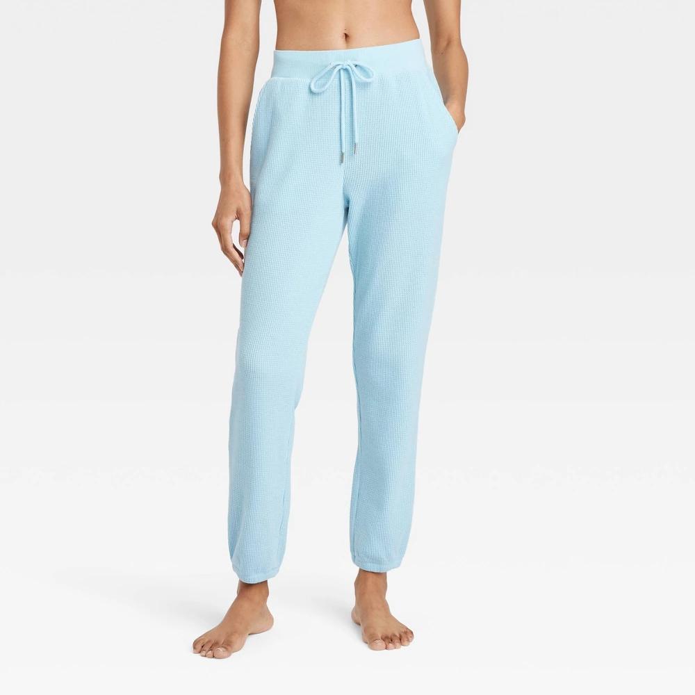 Womens Thermal Joggers - Auden Turquoise L Product Image