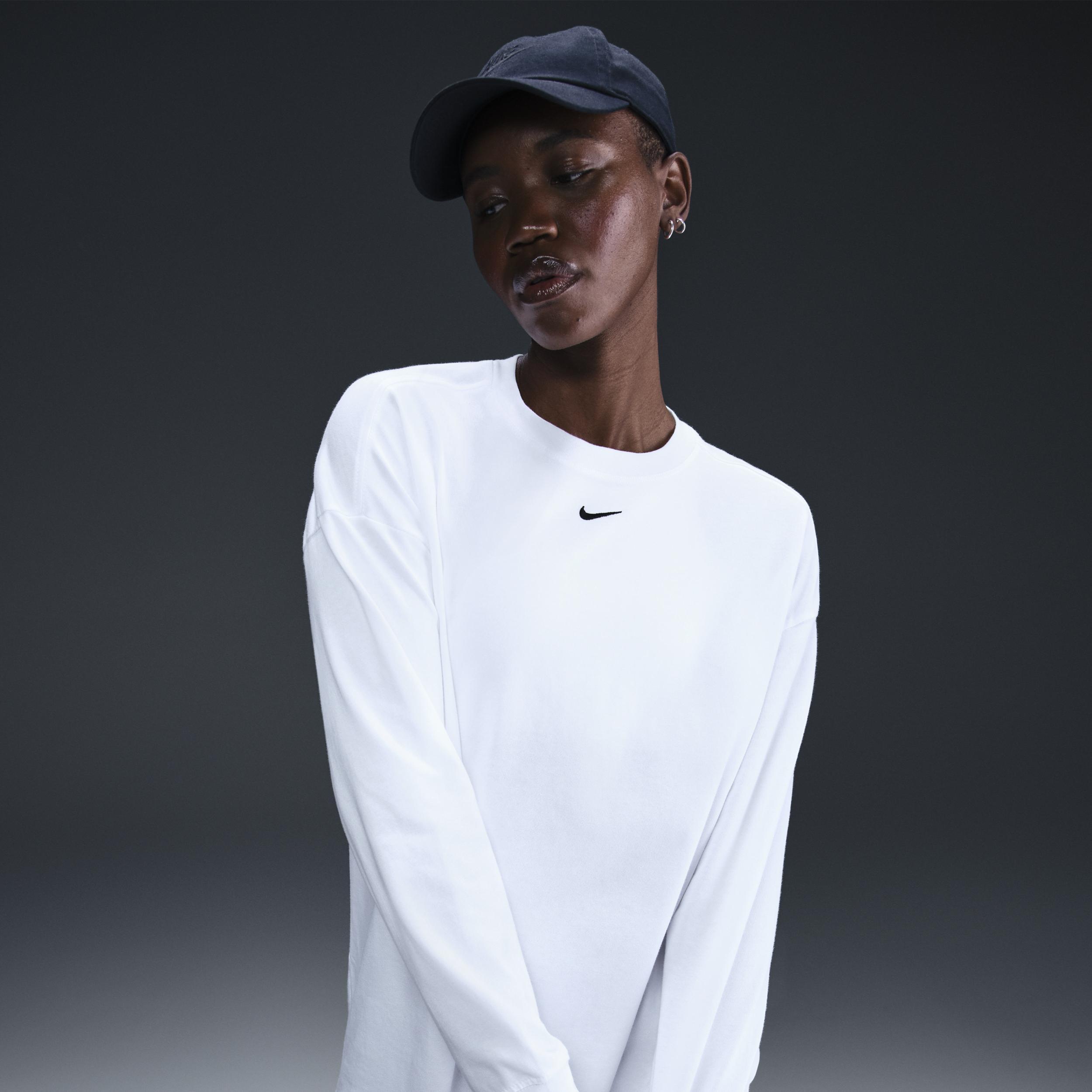 Women's Nike Sportswear Essential Oversized Long-Sleeve T-Shirt Product Image