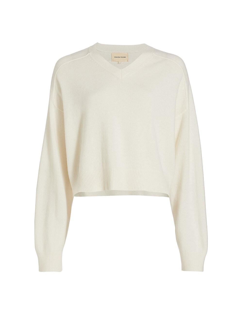 Womens Emsalo Cashmere V-Neck Sweater Product Image