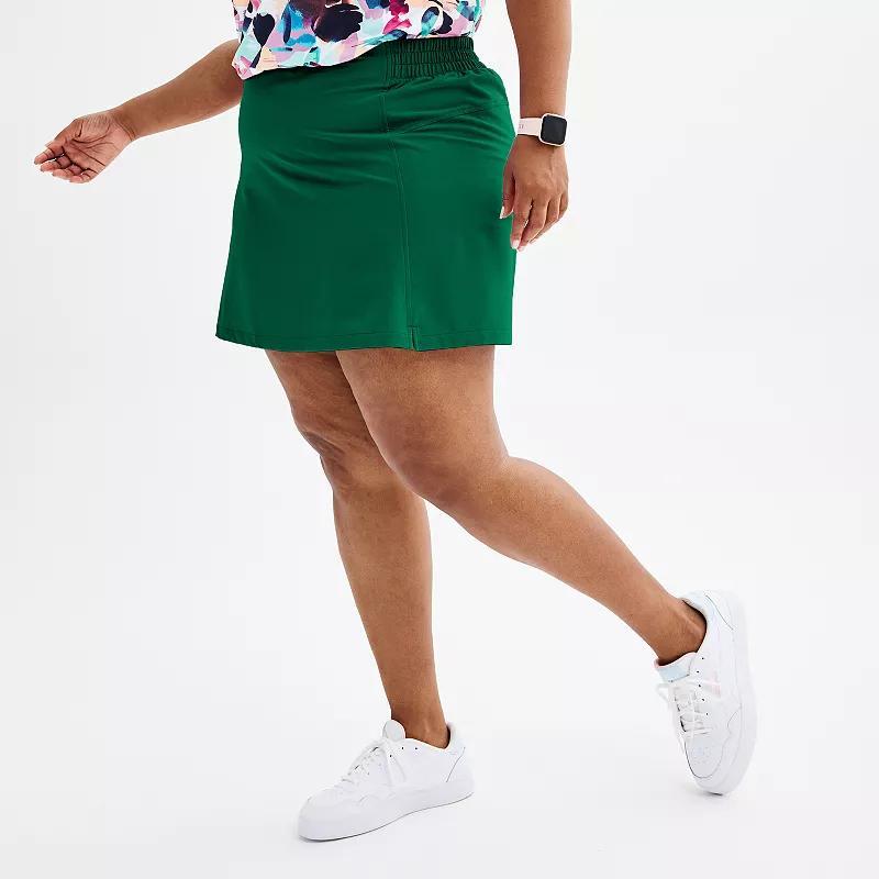 Plus Size Tek Gear High-Rise Woven Golf Skort, Womens Product Image